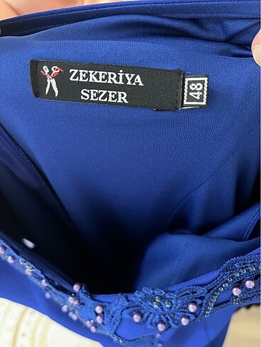 44 Beden Mavi Abiye