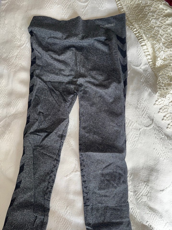 Gri Hummel Kadın Spor Tayt - Görsel 2