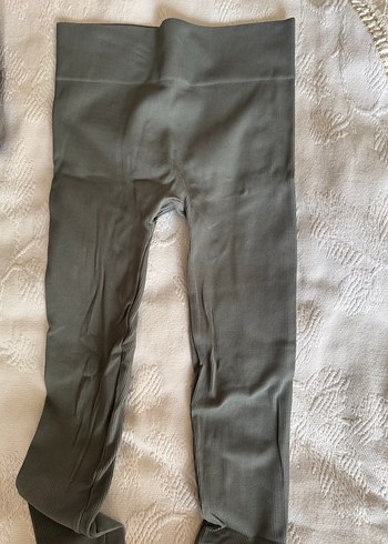 Gri Kadın Spor Tayt - Görsel 2