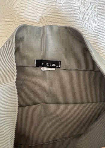 Gri Kadın Spor Tayt - Görsel 4