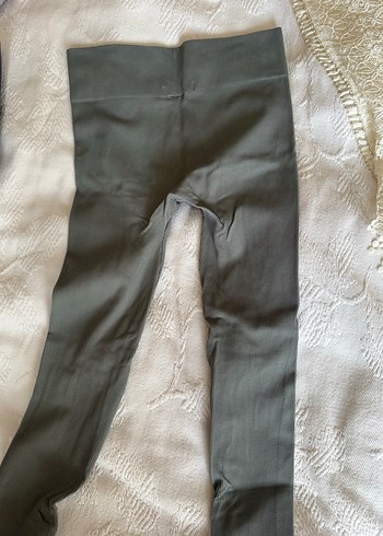 Gri Kadın Spor Tayt - Görsel 3