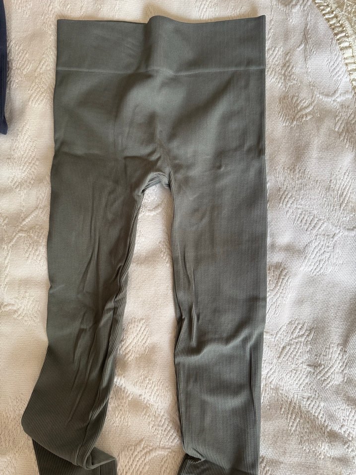 Gri Kadın Spor Tayt - Görsel 2