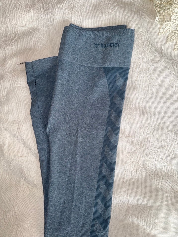 Gri Hummel Spor Tayt - Görsel 2