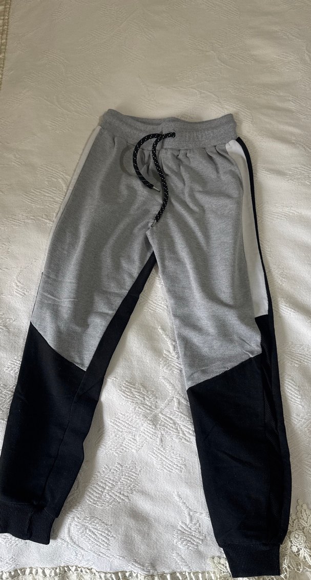 Gri Rahat Kesim Eşofman Altı - Görsel 2