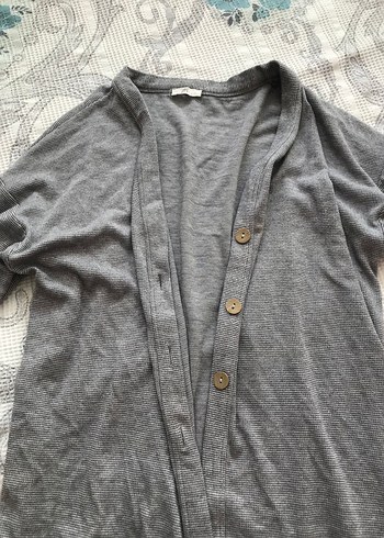 Düğmeli Uzun Kollu Kadın Hırka - Görsel 3