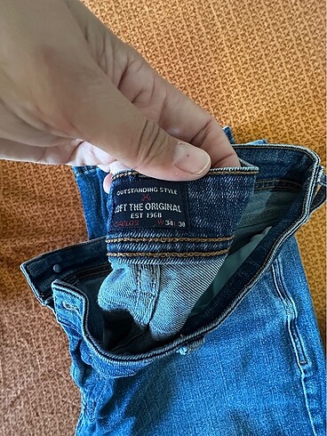 34 Beden Erkek kot pantolon