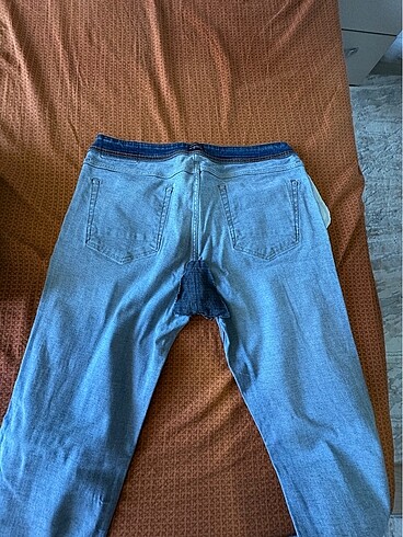 34 Beden mavi Renk Erkek kot pantolon