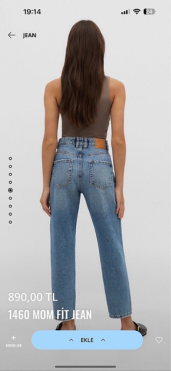 Stradivarius mom fit jean