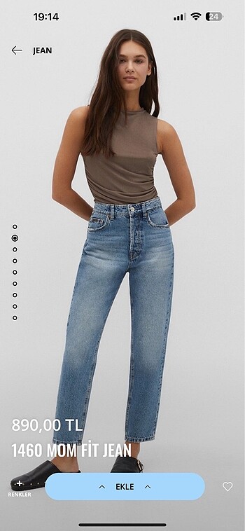 Stradivarius Stradivarius mom fit jean