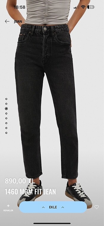 Stradivarius Stradivarius 1460 mom jean