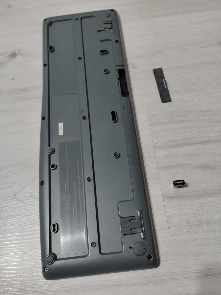 Logitech Kablosuz klavye + logitech unifying algılayıcı - Görsel 3