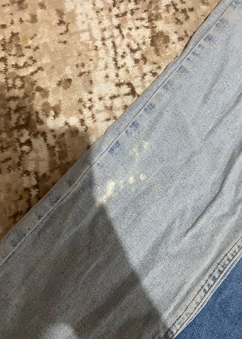 Kadın Mavi Rahat Kesim Midi Kot Pantolon - Görsel 4