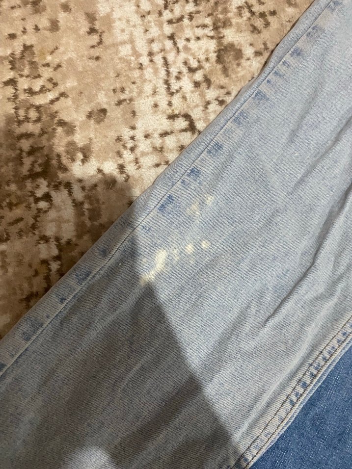 Kadın Mavi Rahat Kesim Midi Kot Pantolon - Görsel 4