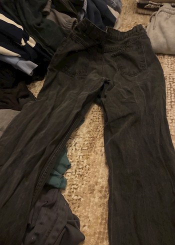 Kadın  Bol Kesim Midi Kot Pantolon - Görsel 2