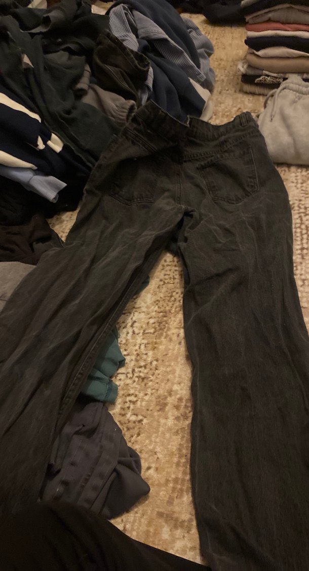 Kadın  Bol Kesim Midi Kot Pantolon - Görsel 2