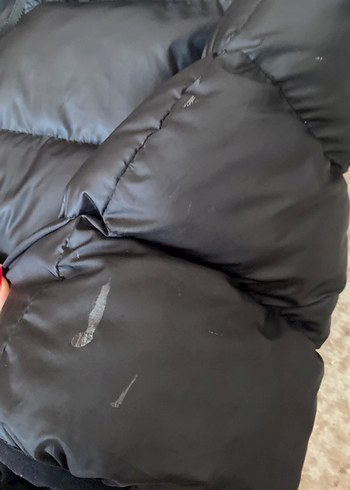 Siyah Kadın Midi Boy Kışlık Fermuarlı Ceket - Görsel 4