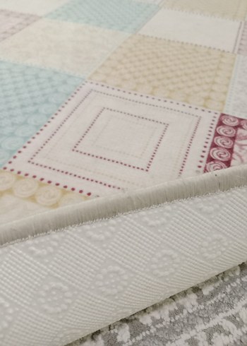 Pastel Renkli Bohem Desenli Halı - Görsel 2