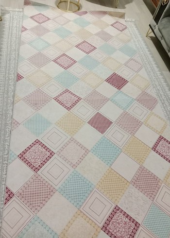 Pastel Renkli Bohem Desenli Halı - Görsel 4