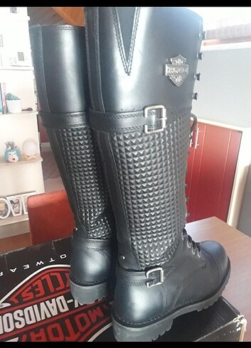38 Beden Harley Davidson tiny black çizme