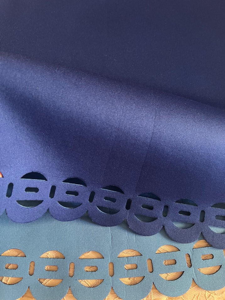 Parlak Mavi Midii Etek - Görsel 4