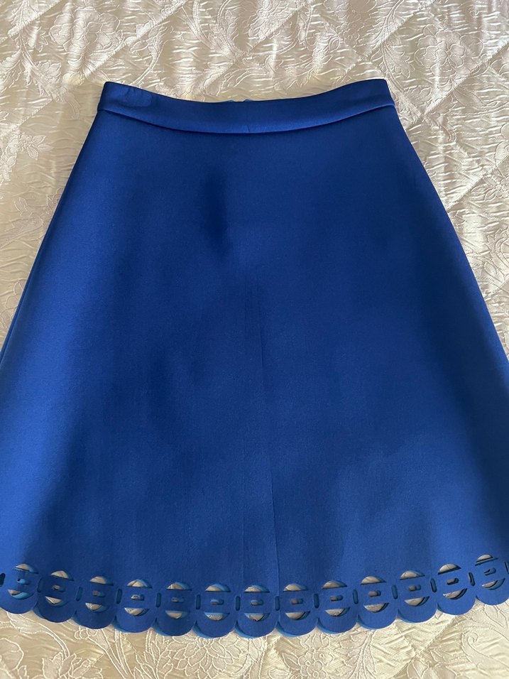 Parlak Mavi Midii Etek - Görsel 2