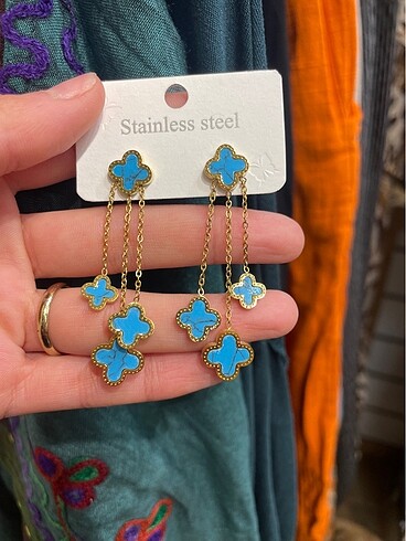 Accessorize Sallantılı çelik küpe