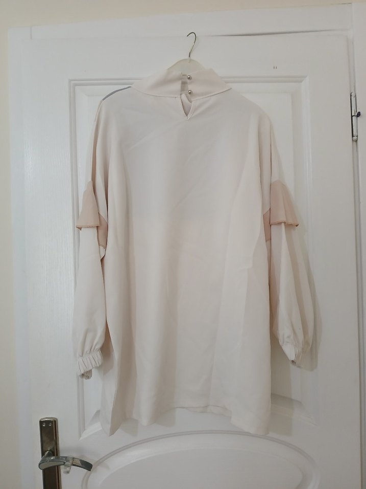 Bej Gri Kadın Fermuarlı Eşofman Takımı - Görsel 4