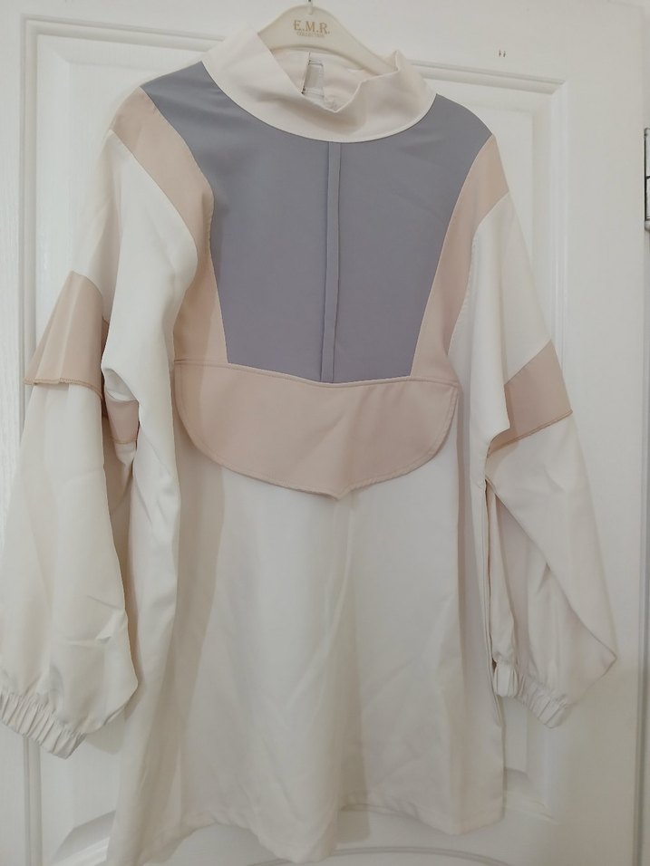 Bej Gri Kadın Fermuarlı Eşofman Takımı - Görsel 5