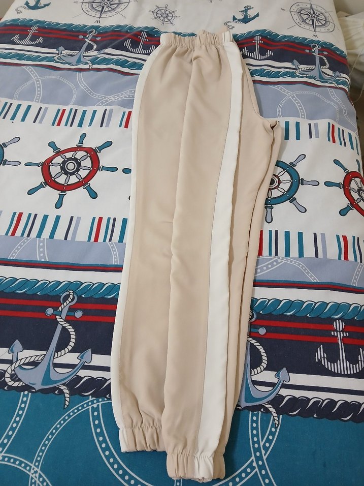 Bej Gri Kadın Fermuarlı Eşofman Takımı - Görsel 3