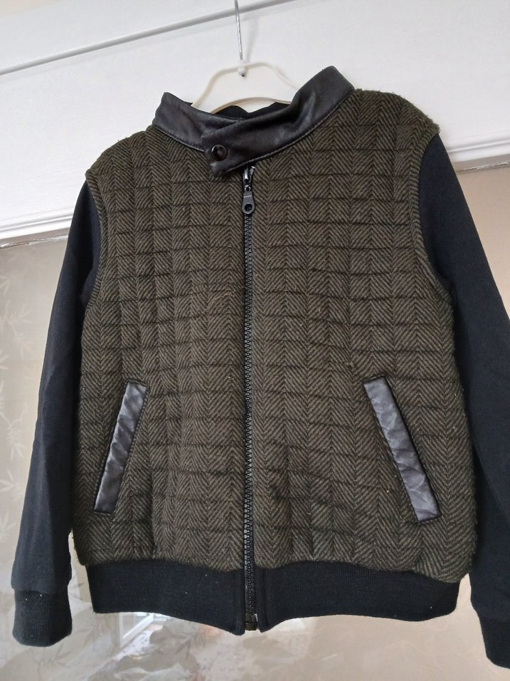 Erkek Çocuk Kahverengi Fermuarlı Ceket - Görsel 2