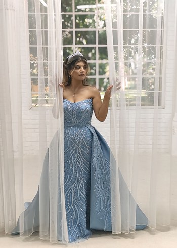 bebe Mavisi Elbise sünnet annesi nişanlık kınalık