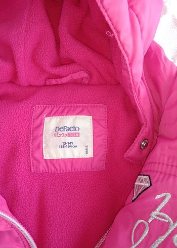 DeFacto Kız Çocuk Pembe Fermuarlı Ceket - Görsel 3