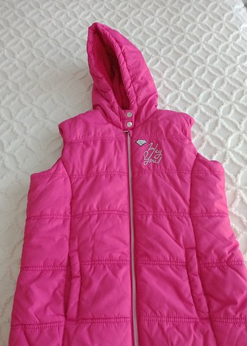 DeFacto Kız Çocuk Pembe Fermuarlı Ceket - Görsel 2