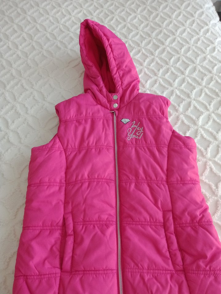 DeFacto Kız Çocuk Pembe Fermuarlı Ceket - Görsel 2