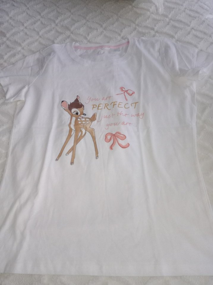 Pembe Desenli kısa kollu Pijama Takımı - Görsel 3