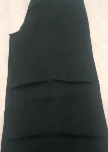 Kadın Siyah Paraşüt Kumaş Pantolon - Görsel 2