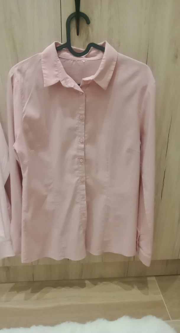 Pembe Uzun Kollu Kadın Gömlek - Görsel 3