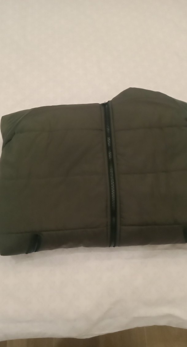 Uzun Kesim Gri Fermuarlı Kadın Kış Montu - Görsel 4