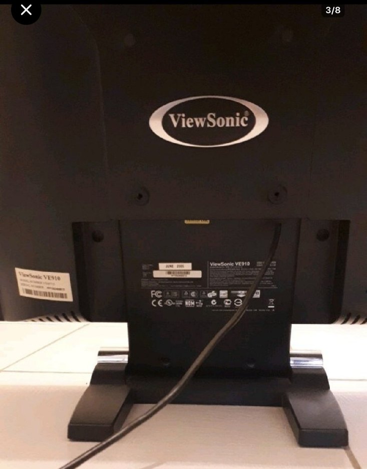 Gri ViewSonic Monitör - Görsel 3