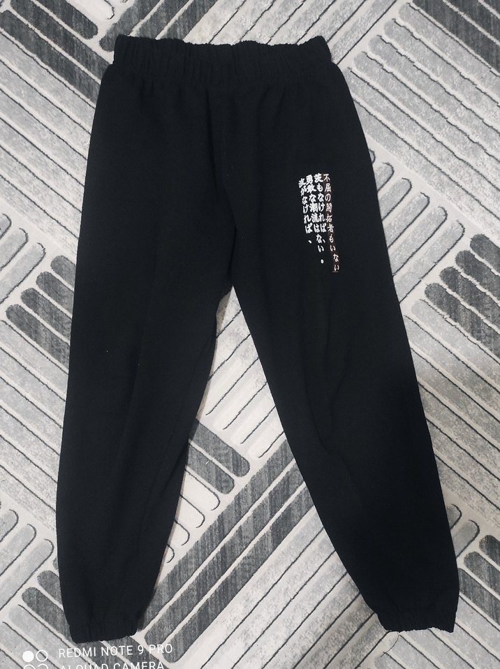 Siyah Erkek Rahat Kesim Eşofman Altı - Görsel 5