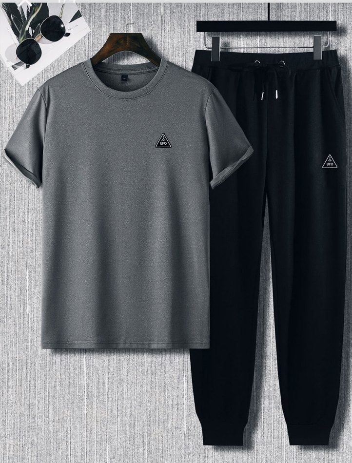 Gri Oversize Street Wear Erkek Tişört - Görsel 2