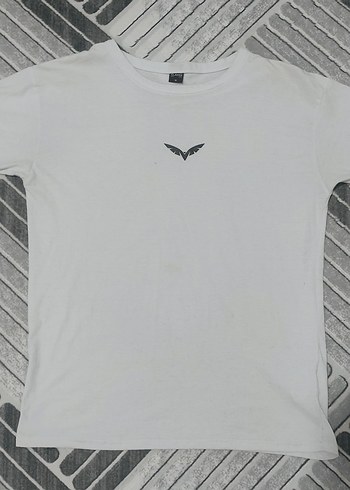 Beyaz Baskılı Pamuklu Erkek Eşofman Takımı - Görsel 3