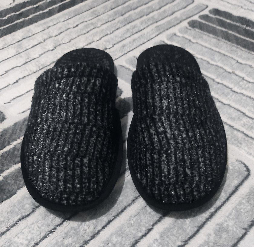 Gri Erkek Ev Terliği - Görsel 3