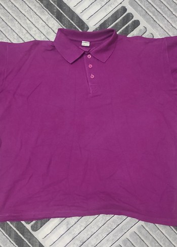 Mor Regular Fit Kısa Kollu Polo Tişört - Görsel 2