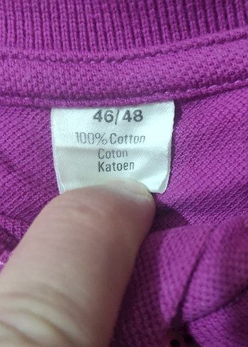 Mor Regular Fit Kısa Kollu Polo Tişört - Görsel 3