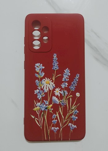 Kırmızı Bohem Dantel Desenli Telefon Kılıfı - Görsel 2