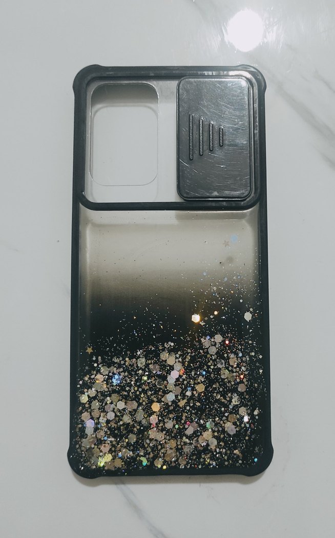 Parlak Siyah Çok Renkli Gotik Telefon Kılıfı - Görsel 2