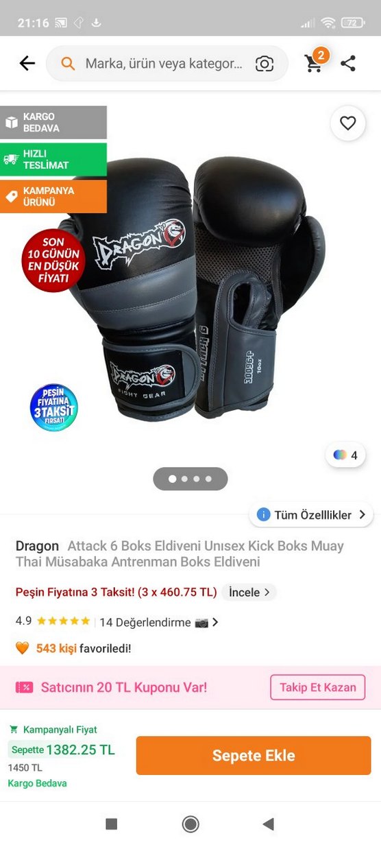 Boks Eldiveni - Görsel 3