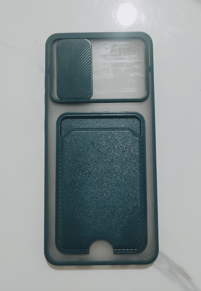 Düğmeli Haki Telefon Kılıfı - Görsel 2