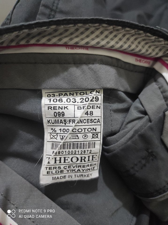 Siyah Regular Fit Erkek Pantolon - Görsel 3